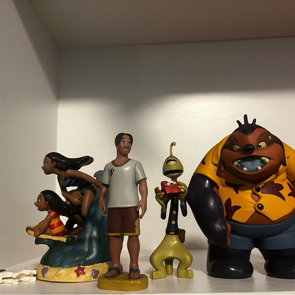 Lilo and Stitch Cartoon Character Figurine Set